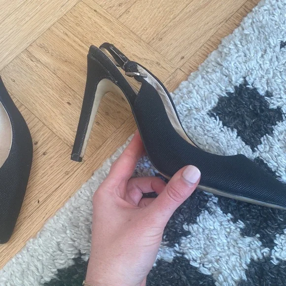 Joe’s jeans black slingback heels - Picture 6 of 6